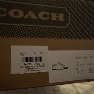 Coach peanuts size 11 sneakers